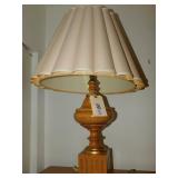 Table Lamp Wooden Base Approx. 32"