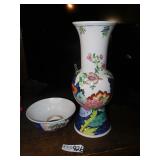 Japanese Home Decor - 2 Pcs. - Vase and Bowl