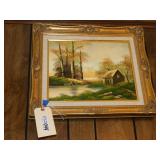 Framed Oil Painting Approx. 10"x13"