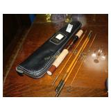 Traveler True Temper Fishing Rod Vintage In Case