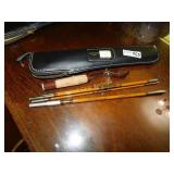 Traveler True Temper Fishing Rod Vintage In Case