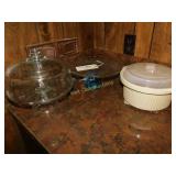 Cake/Pie Stands Glass and Crock Pot Insert