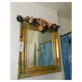 Mirror Gold Approx. 24"x27" Floral Arrangement