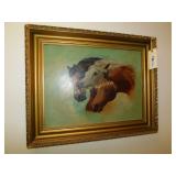 Wall Art Vintage Approx. 30"x25"