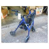 Rollator Walker with Seat - Blue Elite
