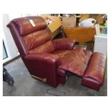 La-Z-Boy Recliner and Swivel Rocker - Dark Red