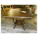 Table on Casters Vintage Approx.32"x30"x22"