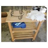 Microwave Cart Approx. 31"x26"x17", Table Linens