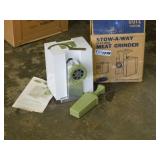 Electric Meat Grinder Stow-A-Way Model 3100 By