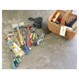 Tool Mix Lot-Screw Drivers,Hammers,Pliers,Tin