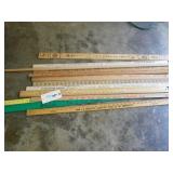 Yard Sticks - Lot of Approx. 12