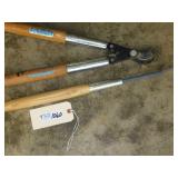 Ames Lopper and Forged Dandelion Weeder