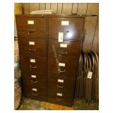 Filing Cabinets Lot of 2 Approx. 58"x18"x27" Shaw