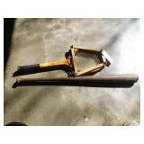 Racket and Wooden Baseball Bat- Racket is Wilson