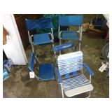 Chair Lot- Camping Chairs, Stadium Chairs Vintage
