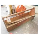 Wooden Tool Box Approx.30"x9"x13"