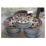 Rims Lot of 4 Approx. 16" Across