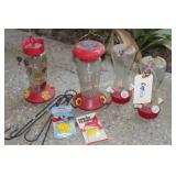 Hummingbird Feeders Lot of 4