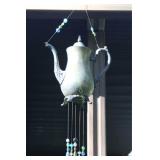Wind Chime made with Silver Kettle and Silverware