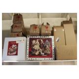 Christmas Lot-Cookie Jar, Nativity Scene, LED