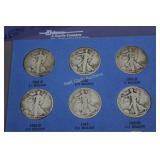 Liberty Standing Half Dollar Collection Book
