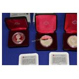 Royal Mint One Dollar Canadian Coins - Lot of 3 -
