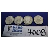 Barber Quarters - Appraised at 7/8 oz Silver -