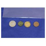 Canadian Coins 1951/1945 - 3/8 oz. - Lot of 4