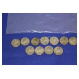 Liberty Nickels - 1942-1945 - Lot of 11 Coins