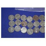 Steel Pennies - 1943 - Approx. 33 Coins