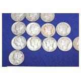 Liberty Dimes - 1925 - 1946 - Approx. 22 Coins