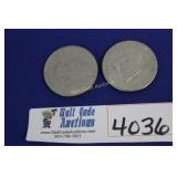 Eisenhower $1 Dollar Coins - Lot of 2 - 1974 and