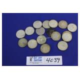 Kennedy Half Dollar Coins - 1965-1969 - 40%