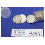 Franklin Half Dollars - Part of Mixed Roll 8
