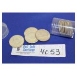 Kennedy Half Dollars - Partial Mixed Roll 1964