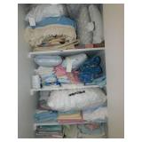 Linens Closet Lot- Pillows,Sheets,Quilts,Bath