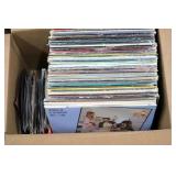 Box of LP Records - Miller, Supremes, Cody, Bad
