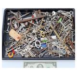 Large Antique Key Collection - Skeleton Skate Dr