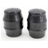 Van Briggle Pottery Barrel Salt & Pepper Shakers