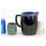 2 Van Briggle Pottery - Cracked Pitcher & Mug