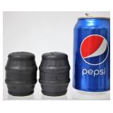 Van Briggle Pottery Barrel Salt & Pepper Shakers