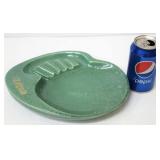 Van Briggle Pottery Green Ashtray w Robert