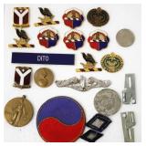 US Military Pins, Patches, Medals