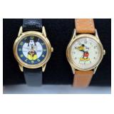 2 Lorus Disney Mickey Mouse Watches