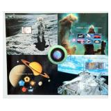 2 Sheets Space Achievement & Exploration Stamps