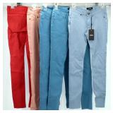 5 Pairs New Active Thin Jeans Sz Sm