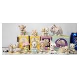 Precious Moments Animal Figures Many in Boxes