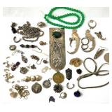 Sterling 925 Jewelry Pieces w Charms, Chains +