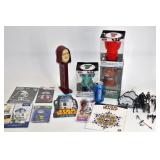 Star Wars Collector Lot w Goblets, Pez, Toys +