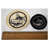 2 WWII PT Boat Torpedo Mosquito Patches